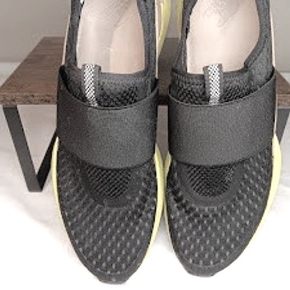 Sorel Kinetic Breakthru Lace Up Sneakers Women Black Yellow Tan Slip On Athletic - Picture 4 of 8